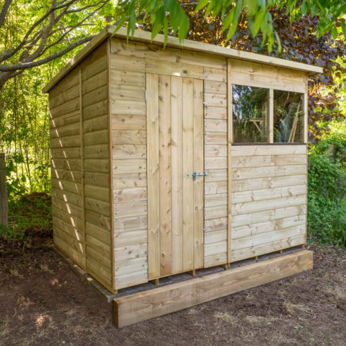 Beckwood 8X6 Pent Shed - 2 Windows - (Installed)