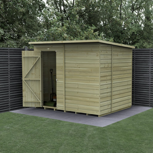 Beckwood 8X6 Pent Shed - No Windows - (Home Delivery)