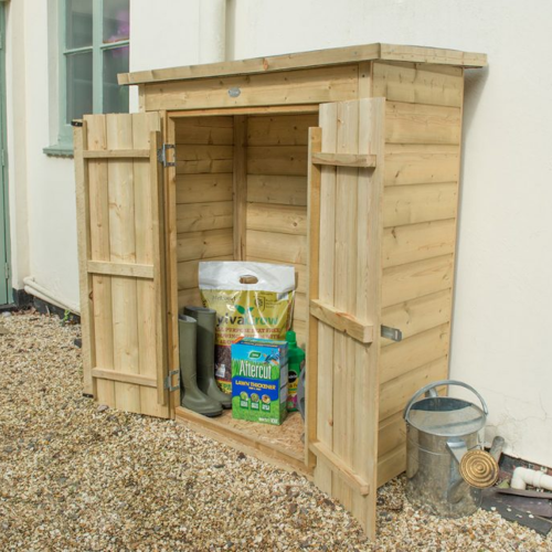 Shiplap Pent Garden Store - Pressure Treated (Installed)