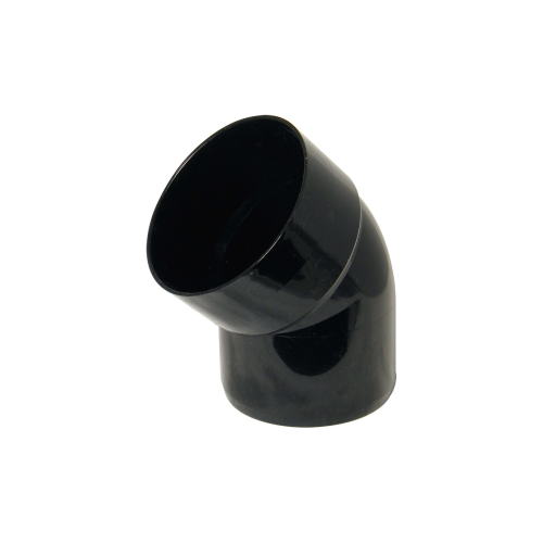 110mm Solvent Soil Double Socket 135? Bend Black