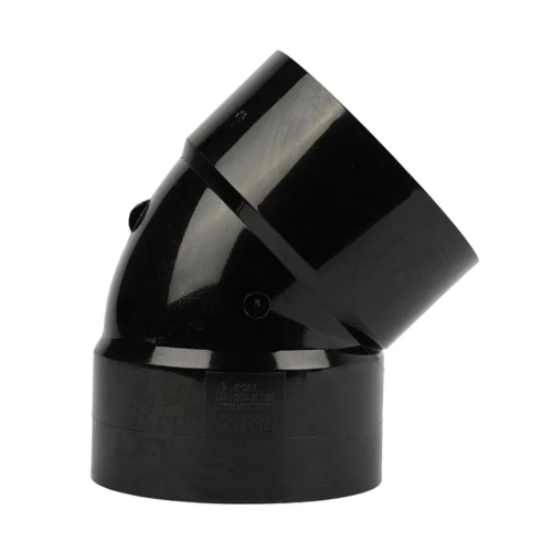 110mm Solvent Soil Single Socket 135? Bend Black