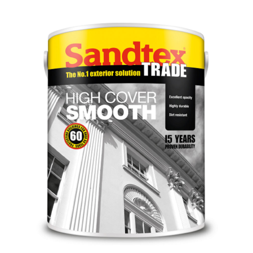 Sandtex Trade Highcover Smooth Brilliant White 5L