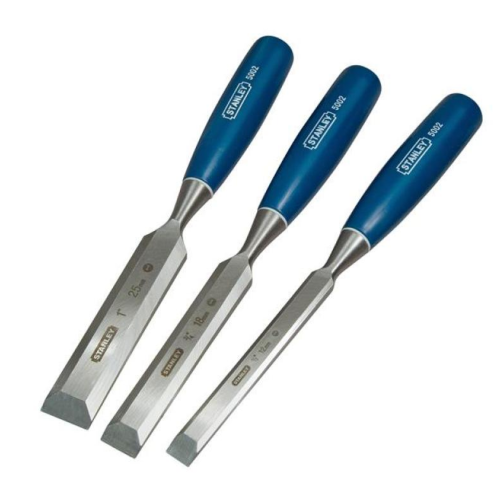 Stanley 5002 Series Bevel Edge Chisel Set 3pk