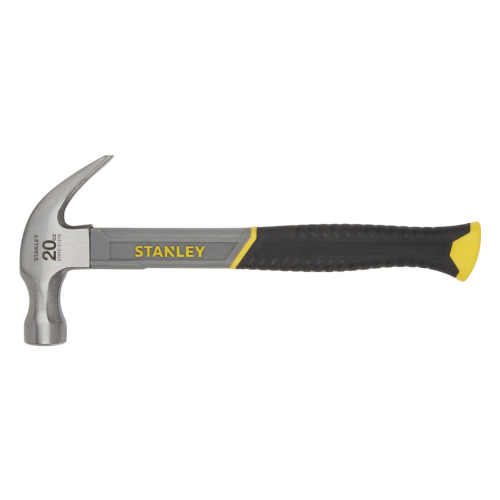 Stanley Fibreglass Claw Hammer 20oz (0.75kg)