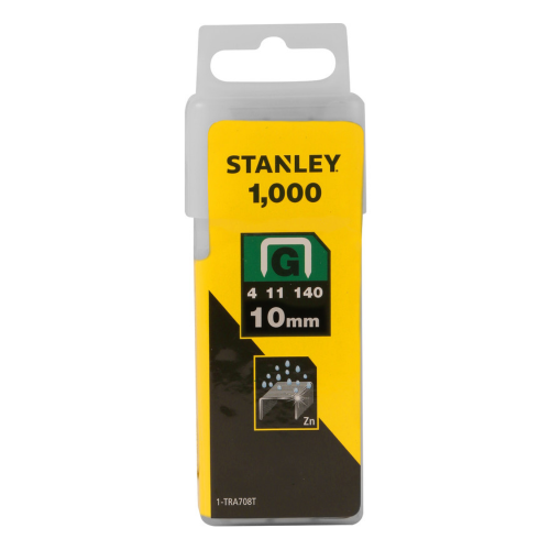 Stanley Heavy Duty Staples 10mm 1000Pk