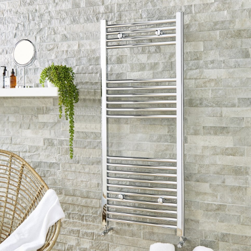Straight Towel Rail Chrome Plated 500mm x 800mm