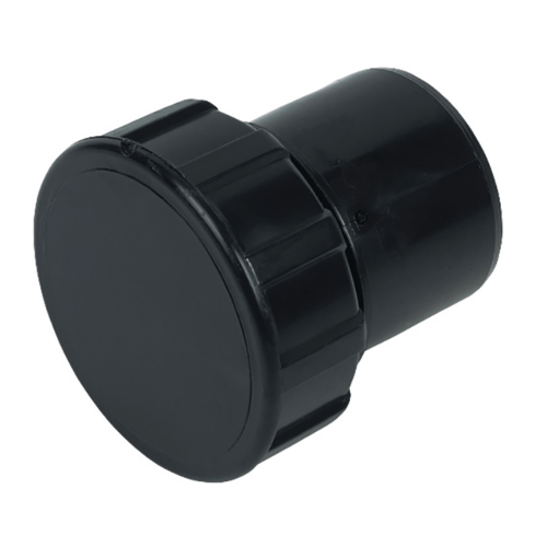 40mm Solvent Weld Waste Access Plug Black
