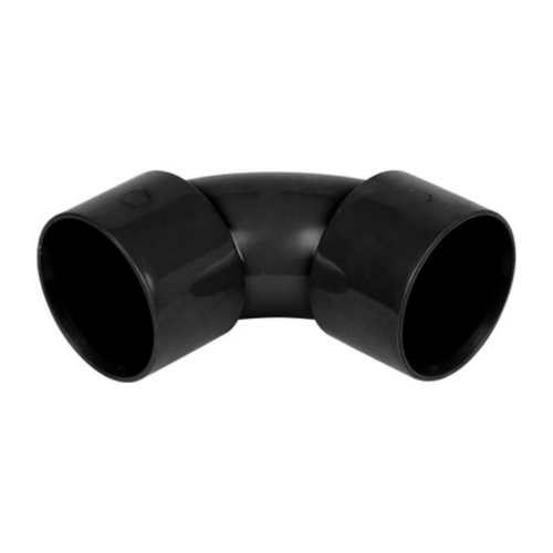 50mm Solvent Weld Waste 92.5? Swept Bend Black