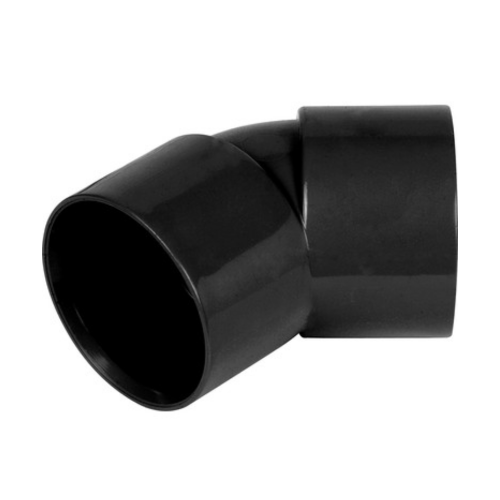 50mm Solvent  Weld Waste 135? Bend Black
