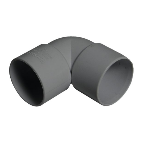 40mm Solvent Weld Waste Knuckle 90? Bend Grey