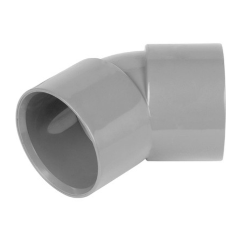 40mm Solvent  Weld Waste 135? Bend Grey
