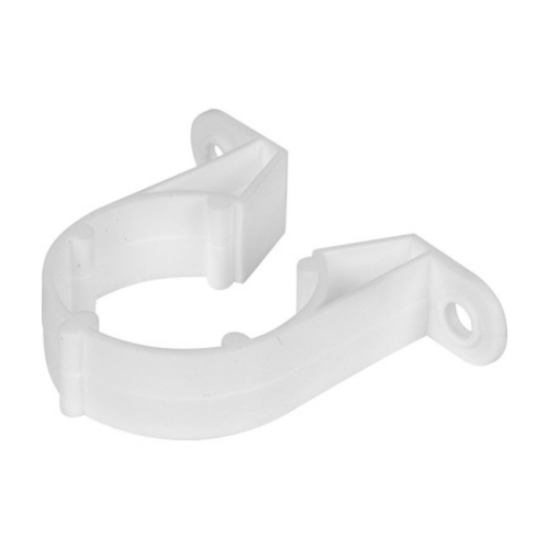32mm Solvent Weld Waste Pipe Clip White