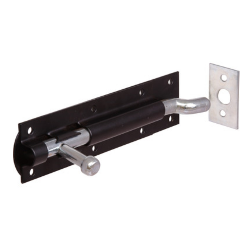 Tower Bolt Necked Black 200mm