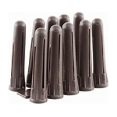 Forgefix Wall Plug Brown 100pk