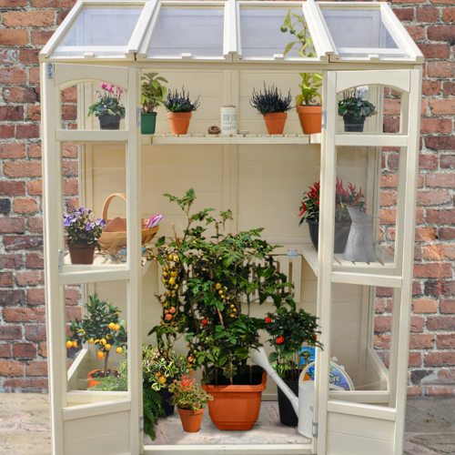 Victorian Tall Wall Greenhouse (Home Delivery)