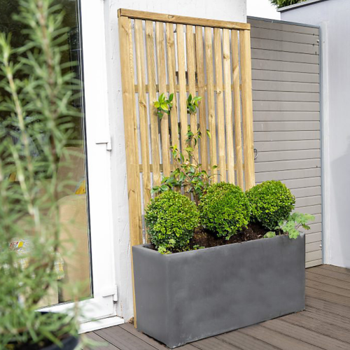 1.8M X 0.9M Pressure Treated Vertical Slatted Screen - Pack Of 3 (Home Delivery)