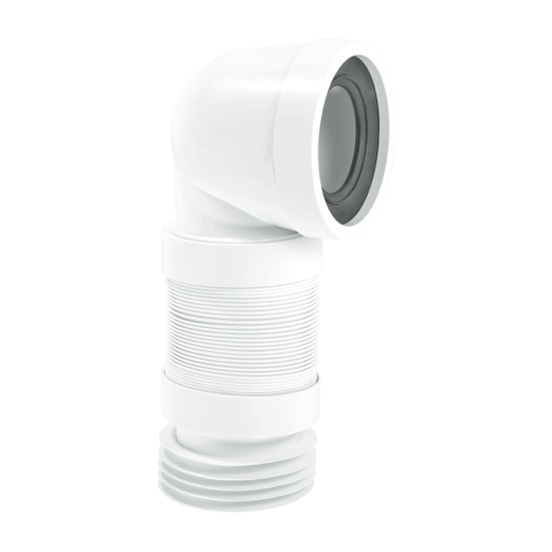 McAlpine Flexible 90? WC Connector 220mm-400mm WC-CON8F