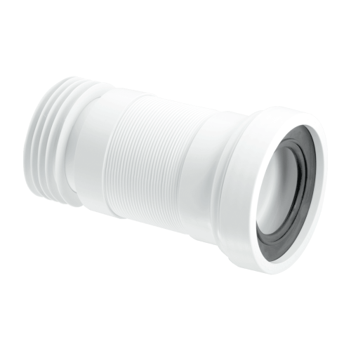 McAlpine Flexible Straight WC Connector 140mm-290mm WC-F23R