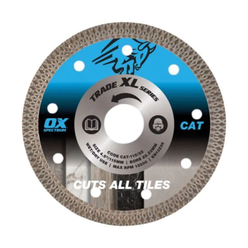 OX Trade XL Cuts All Tiles Diamond Blade 115/22.23mm