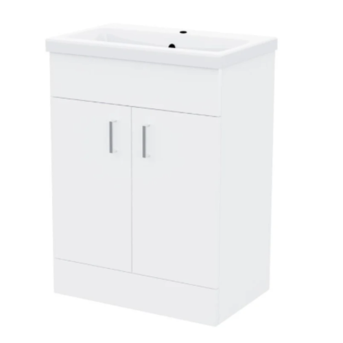 Floor Standing Vanity Unit White