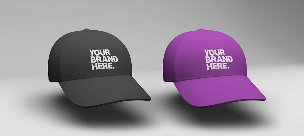 Branded headwear including caps and hats for promotions