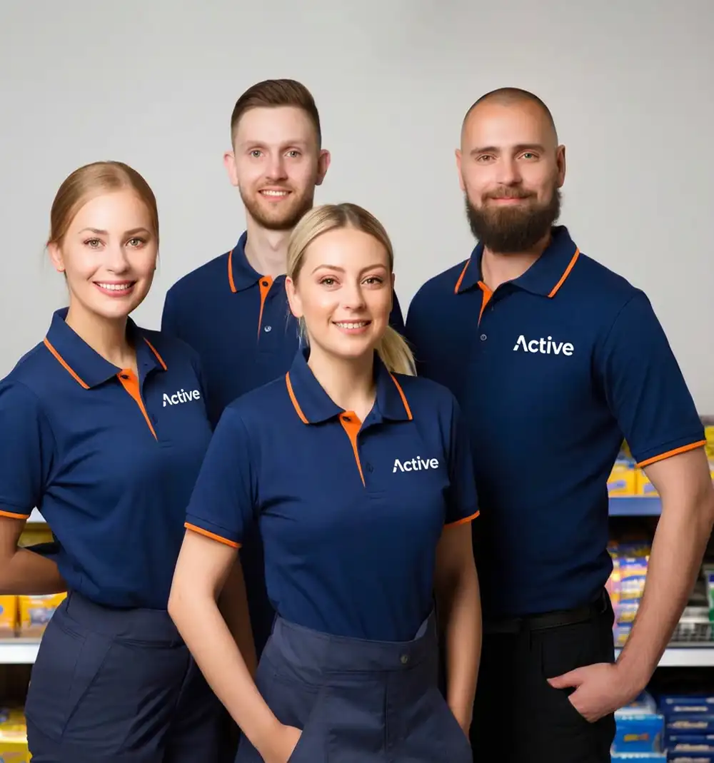 Durable professional workwear designed for comfort during long shifts