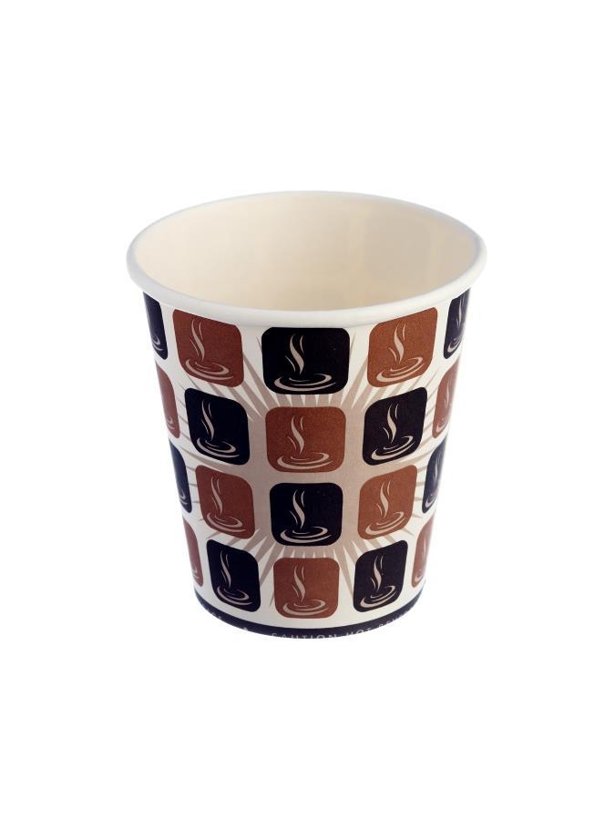 POS 10oz Cafe Mocha Hot Drink Cup (Pack of 50)