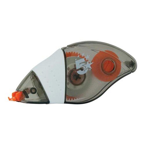 5 Star Office Correction Tape Roller Disposable 4.2mmx8.5m (Pack of 1)
