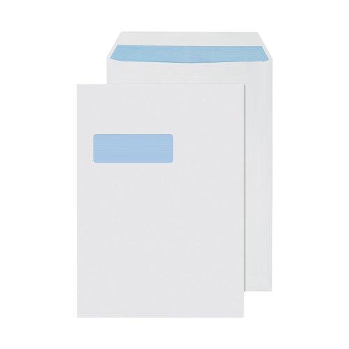 POS C4 Envelopes Window Self Seal 90gsm White (250 Pack)