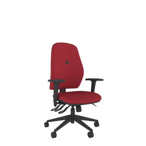 ErgoFIX Intro Upholstered Deluxe High Back Medium Seat, Inflatable Lumbar Thoracic Cell Posture Performance Foam  Chair