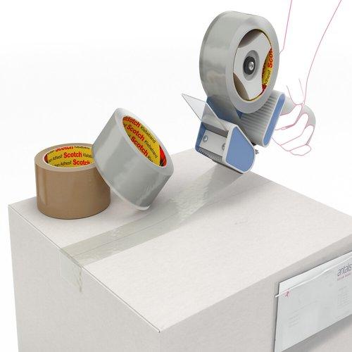 3M Scotch 371 Polypropylene Tape Clear 48mmx66M Pack 6