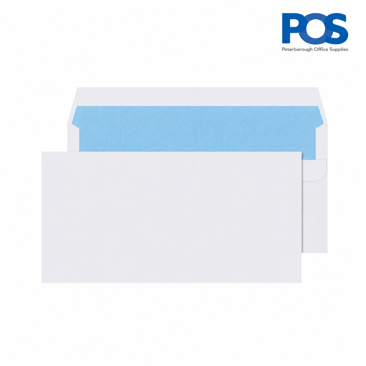 POS DL Envelopes Wallet Self Seal 90gsm White (Pack of 1000)