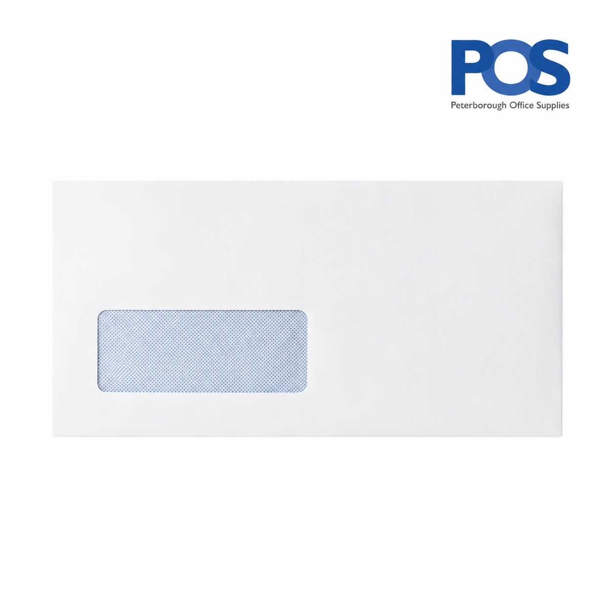 POS DL Envelopes Window Self Seal 90gsm White (1000 Pack)