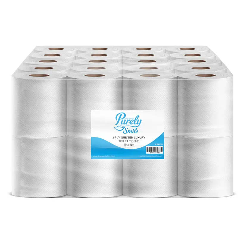 POS Purely Luxury Toilet Roll 3 Ply 170 Sheet Pack of 40