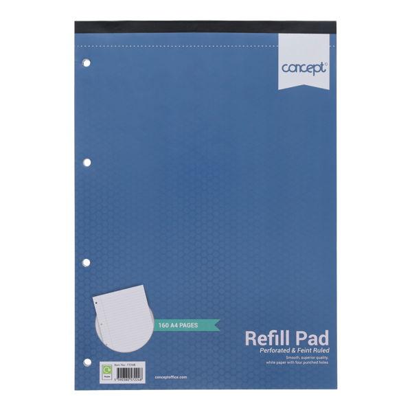 POS Refill Pad A4 Feint Ruled and Margin 160pages Pack 10
