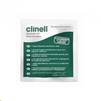Clinell 2% Alcoholic Disinfection Wipes Pack 240 (Clearance Stock)
