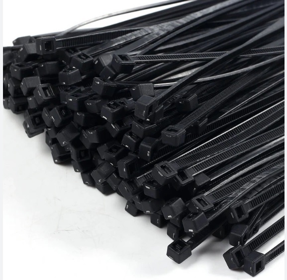 Cable Tie Black 200mm x 3.6mm Pack 100