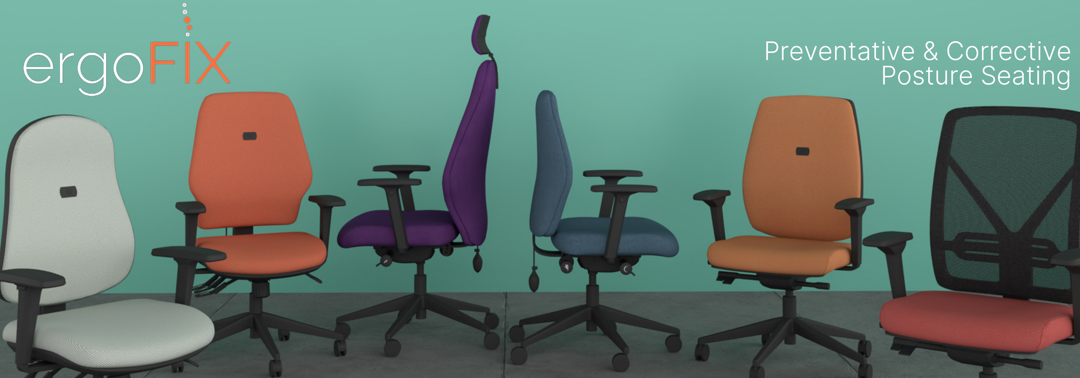 ErgoFix preventative and corrective posture seating