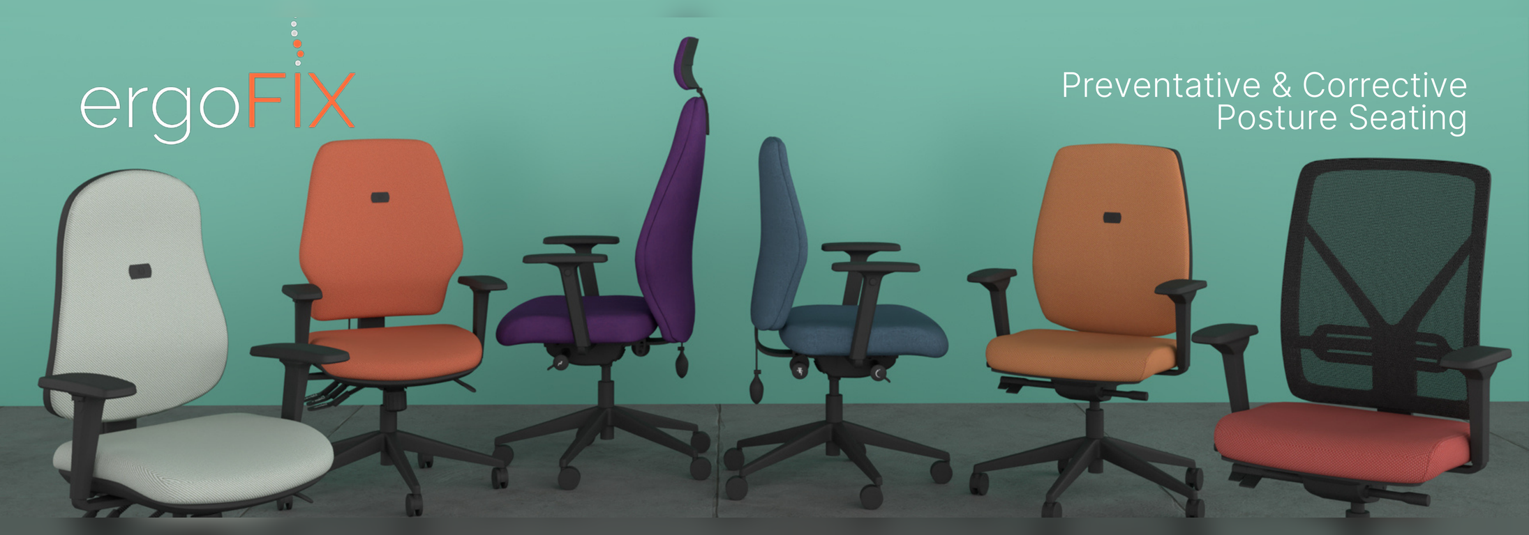 ErgoFix preventative and corrective posture seating