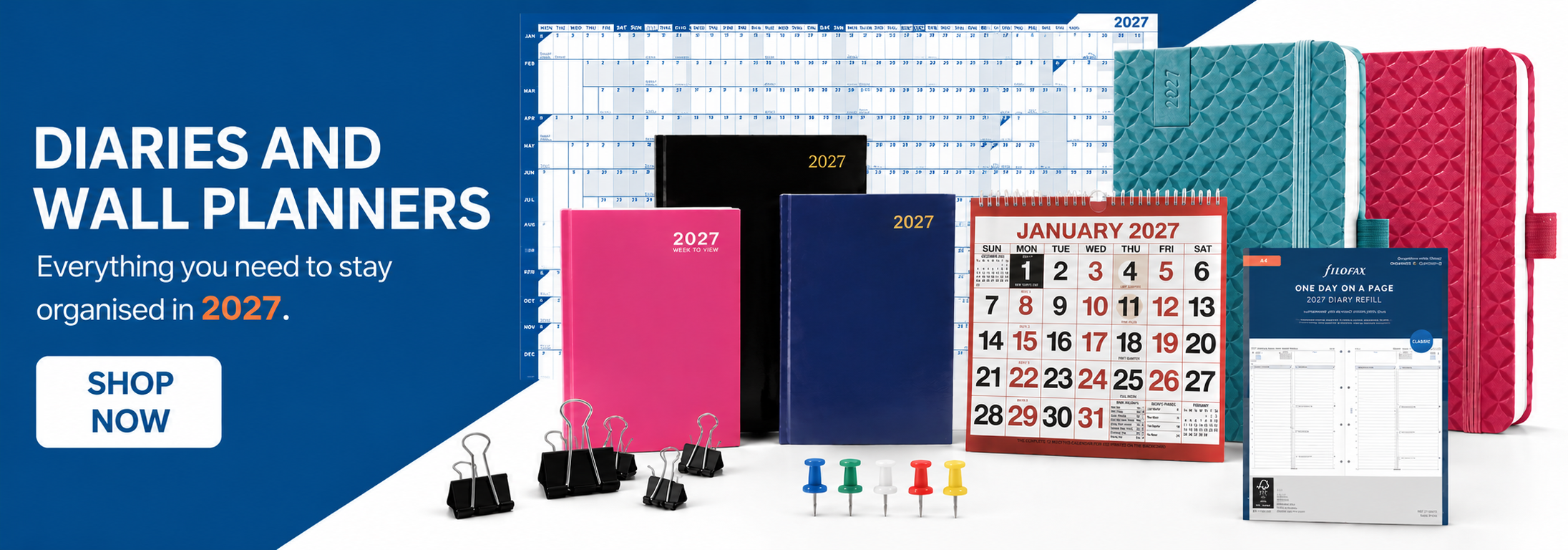 Diaries and Wall Planners 2027