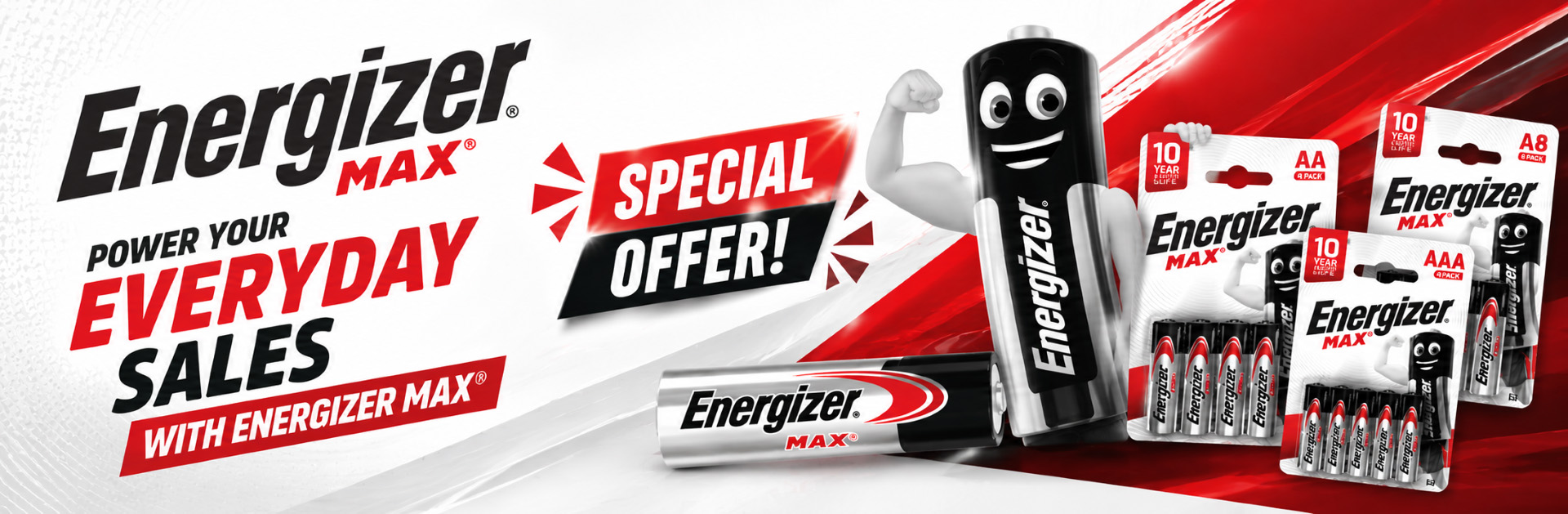 Energizer batteries banner