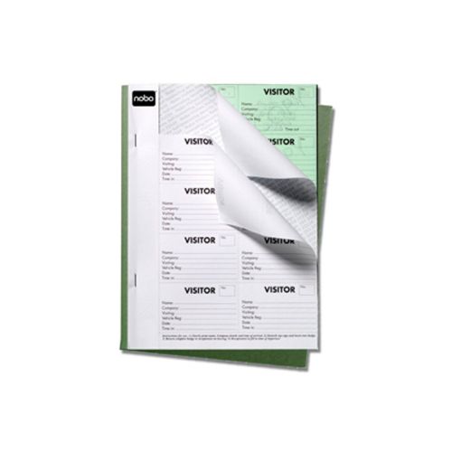 Nobo 25 Page Visitors Badge Slip Book 35334941