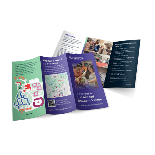 Printed Tri-Fold Leaflets A4 folded to 1/3 A4 on 160 gsm  Double Sided Silk Finish