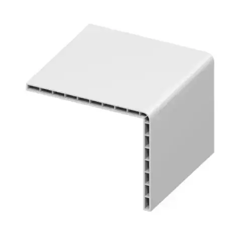 100 x 80 Hollow Angle White 5m