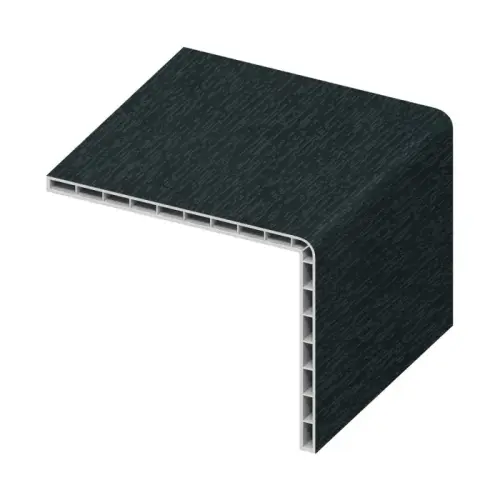 100 X 80 Hollow Angle Foiled Anthracite Grey 5m