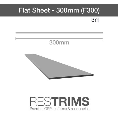 Flat Sheet Trim 300mm - 3m (F300)