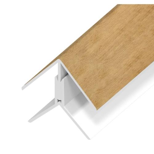 uPVC 2 Part External/Internal Corner Trim for Shiplap - Irish Oak 5m