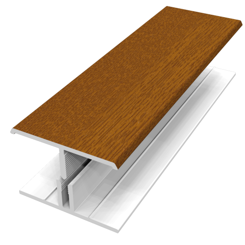 2 Part H Trim 3m - Golden Oak