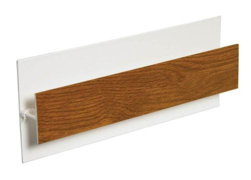 uPVC Shiplap Joint Trim - Golden Oak 5m