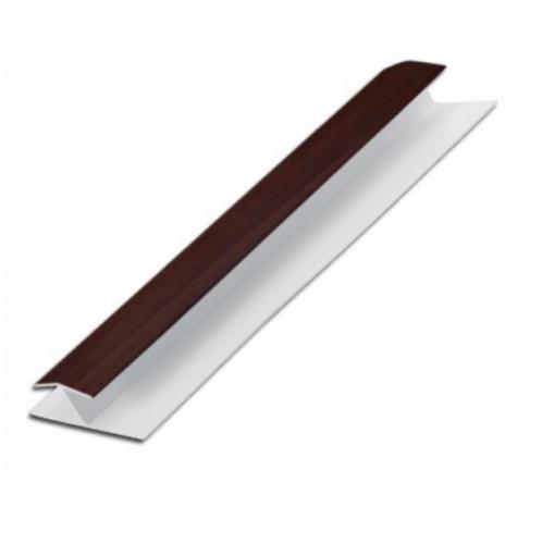 Shiplap Joint Trim uPVC - Woodgrain Rosewood 5m